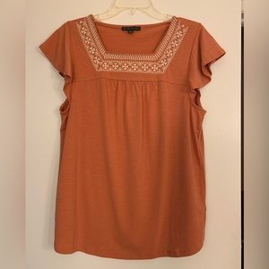 Adrianna Papell Knit Top Size Medium
